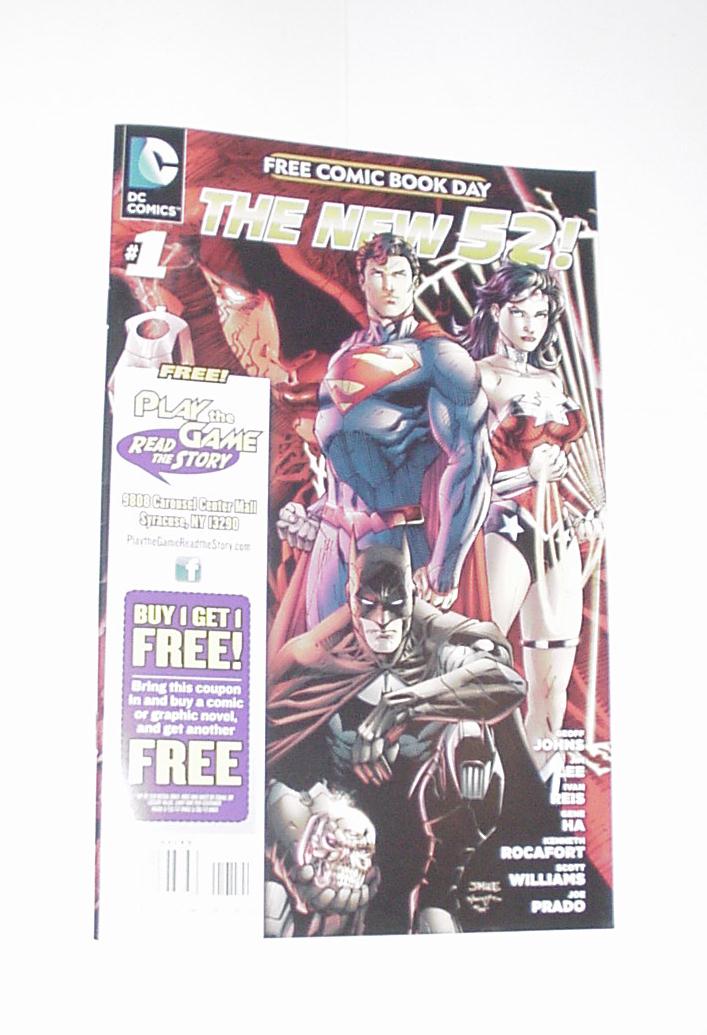 FCBD 2012 The New 52 # 1 Geoff Johns Jim Lee Retai