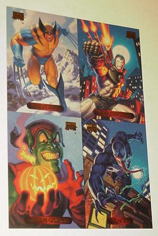 Marvel Masterpieces 1994 Promo - Venom, War Machin