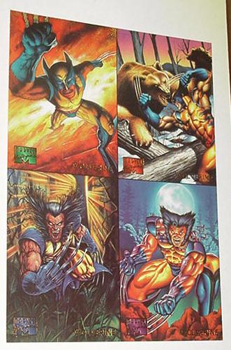 Marvel Masterpieces 1995 Promo - Wolverine by Nels