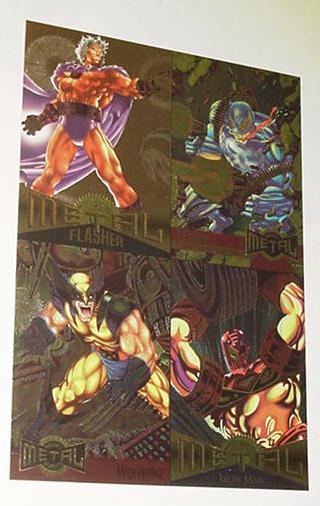 Marvel Metal 1995 Promo - Magneto, Venom, Wolverin