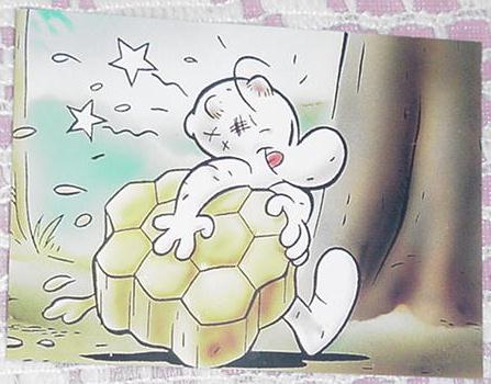 Bone Trading Card Victory!