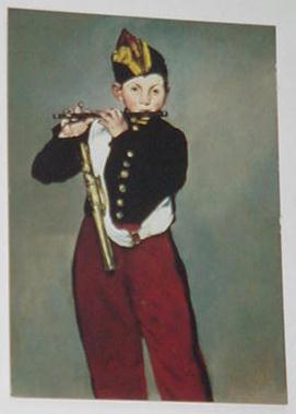 Fife Player Trading Card Edouard Manet 1866