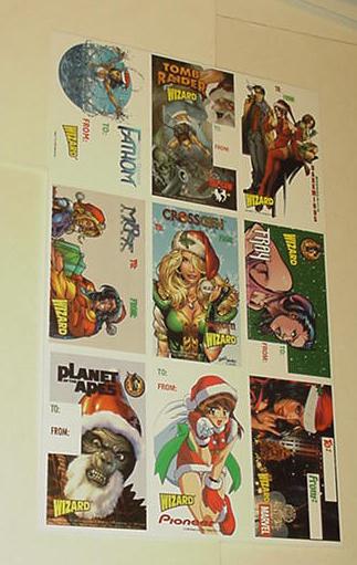 Wizard Christmas Tags # 1- Fathom, Elektra, Sojour