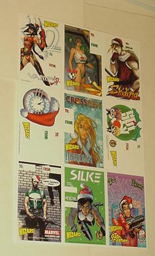 Wizard Christmas Tags # 3- Punisher, Vampi, Meridi