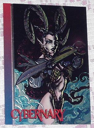 Cybernary Chromium Trading Card # 9 Image Brandon