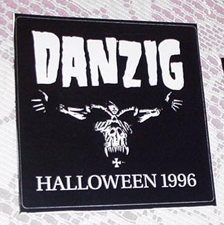 Danzig Halloween 1996 Sticker NM