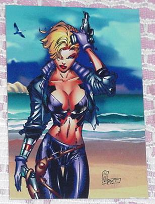 Cyberforce Trading Card Image # P2 Ballistic Swims