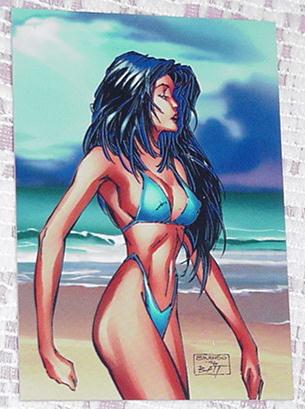 Cyberforce Trading Card Image # P3 Cyblade Swimsui