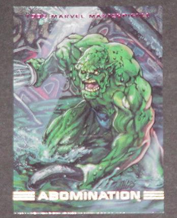 Abomination Trading Card Incredible Hulk Joe Phill