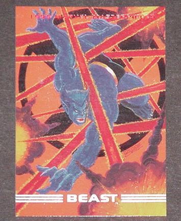 Beast Trading Card Wolverine and the X-Men George