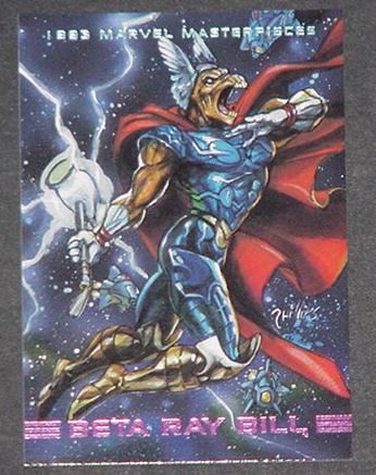 Beta Ray Bill Trading Card Thor Annihilators Joe P