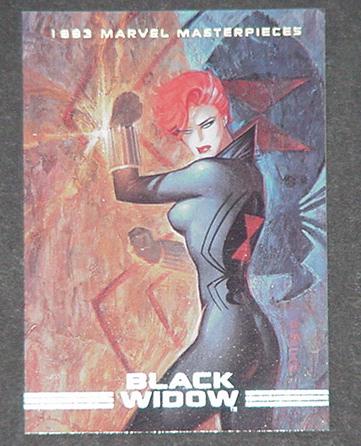 Black Widow Trading Card Avengers Joe Chiodo
