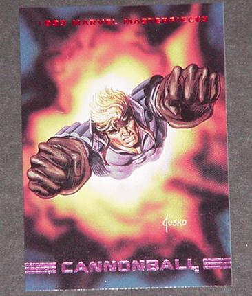 Cannonball Trading Card New Mutants Uncanny Avenge