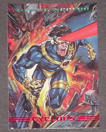 Cyclops Trading Card Uncanny X-Men Joe Phillips