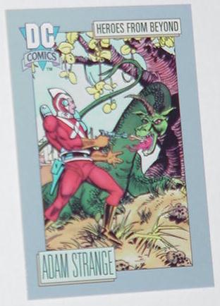 Adam Strange Trading Card Showcase Rann Thanagar W