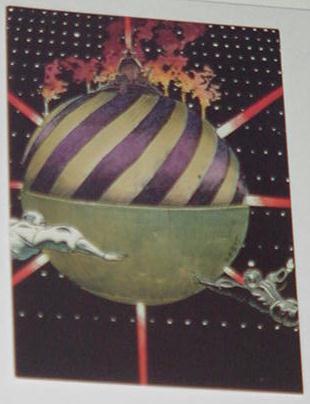 Bakalite Interplane Trading Card Moebius Art