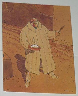 Barnier's Escape Trading Card Moebius Art