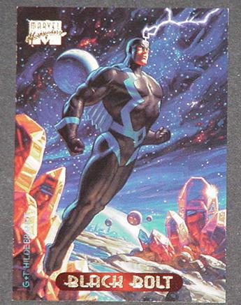 Black Bolt Trading Card Inhumans Greg Tim Hildebra