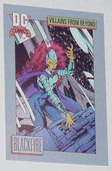 Blackfire Trading Card Teen Titans