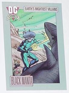 Black Manta Trading Card Aquaman Villain Super Fri