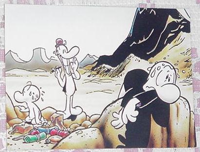 Bone Trading Card Run out of Boneville Jeff Smith