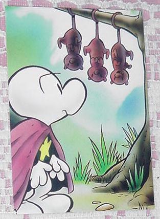 Bone Trading Card Phoney Bone slips off