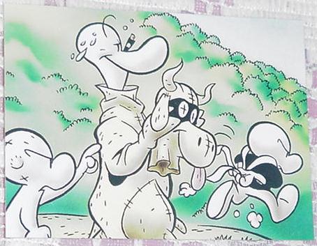 Bone Trading Card The mystery cow