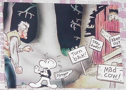 Bone Trading Card Mad Cow