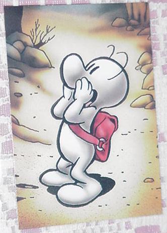 Bone Trading Card Separated