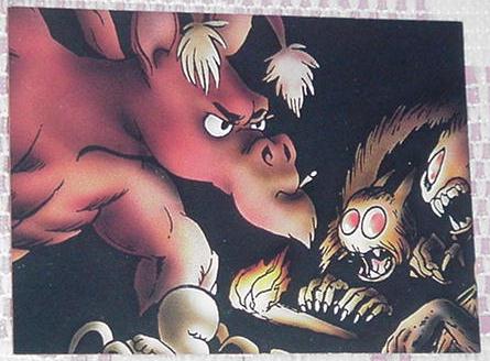 Bone Trading Card Who you callin boy? Red Dragon