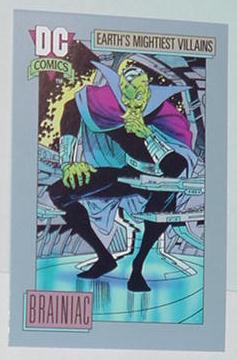 Brainiac Trading Card Superman Villain