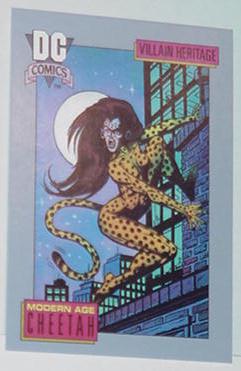 Cheetah Trading Card Modern Age Wonder Woman Villa
