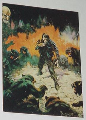 Circle Of Terror Trading Card Frank Frazetta Art