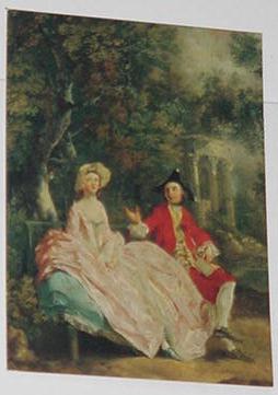 Conversations In A Park Trading Card Thomas Gainsb