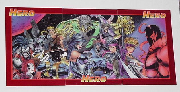 Cyberforce Strykeforce Trading Card Set of 3 Chrom