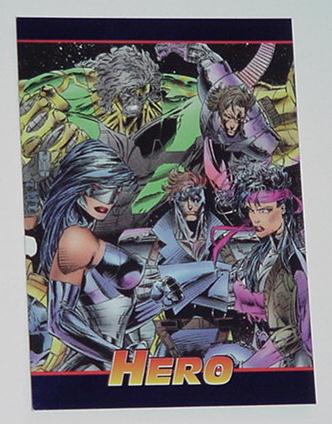 Cyberforce Strykeforce Trading Card 2 of 3 Blue Ch