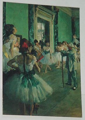 Dance Class Trading Card Hilaire Edgar Degas