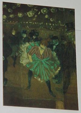 Dance At The Moulin Rouge Trading Card Toulouse-La