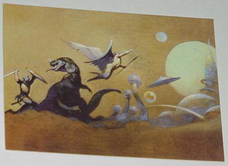 Fantasy World Trading Card Frank Frazetta Art