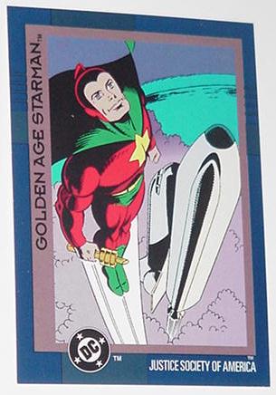 DC Comics Golden Age Starman Trading Card Justice