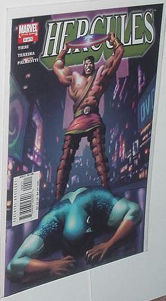 Hercules v3 # 4 NM Captain America Mark Texeira Ti