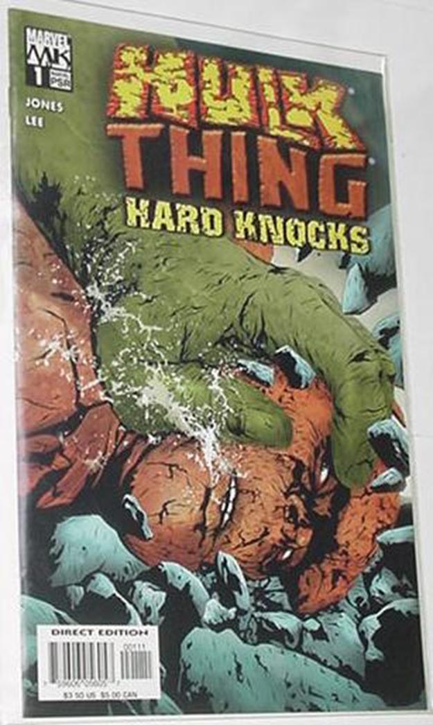 Hulk + Thing Hard Knocks 1 NM Bruce Jones Jae Lee 