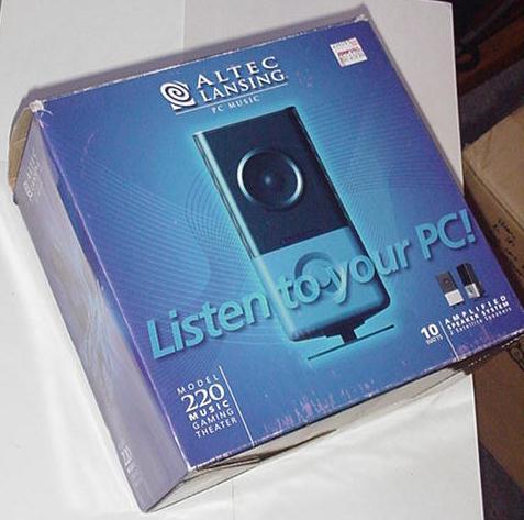Altec Lansing 220 2.0 Computer Speakers Black