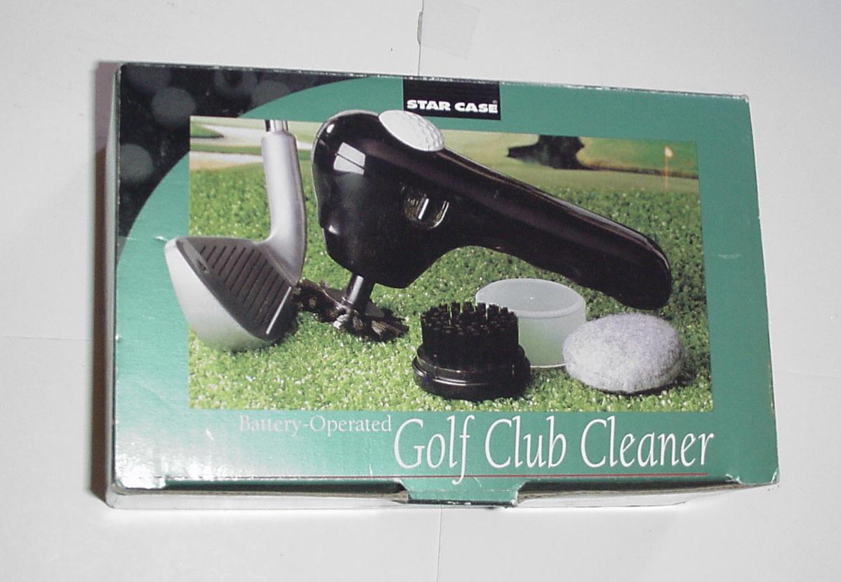 Star Case Battery Operated Golf Club Cleaner w Box