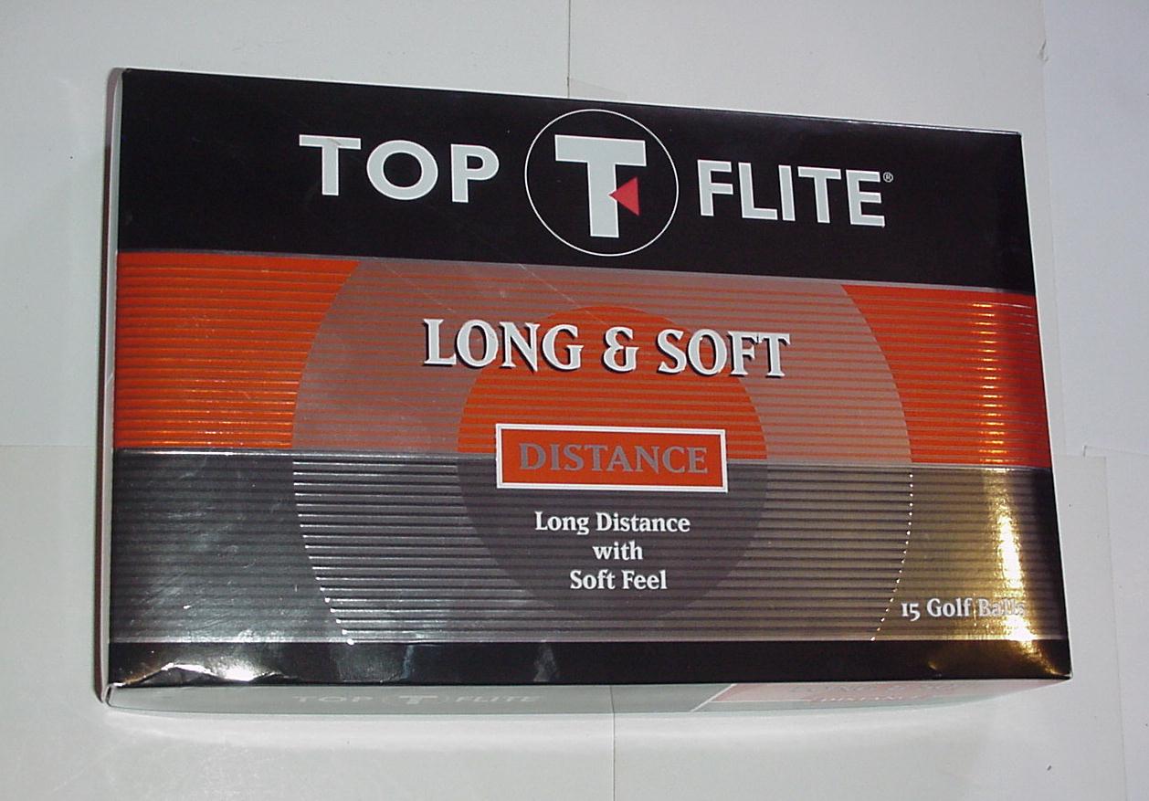 Top Flite Long & Soft DISTANCE Golf Balls (15)