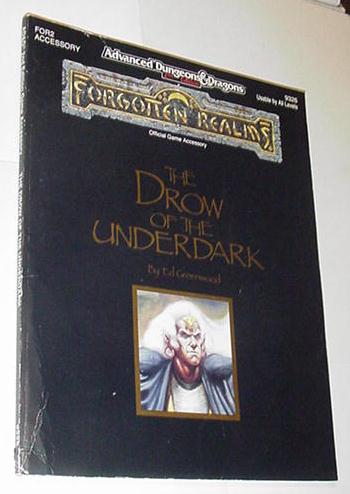 AD&D 2nd Ed Forgotten Realms Drow of Underdark