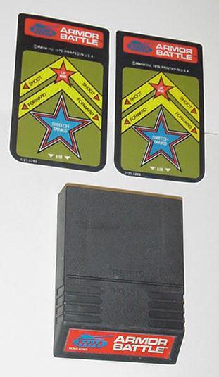 Intellivision Armor Battle Game Cartridge 2 overla
