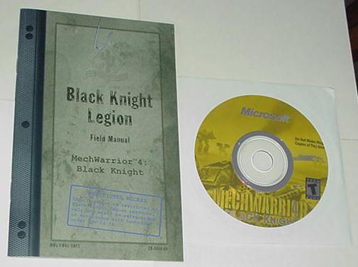 MechWarrior 4 Black Knight PC Game w/ Manual