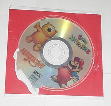 Super Mario Bros / Heathcliff DVD Nintendo