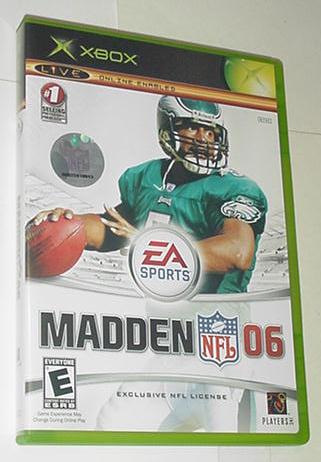 XBOX Madden NFL 06 w Case + Instructions NOT 360